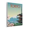 Stupell Industries Vintage Tokyo Scenery Wall Plaque Design by Victoria Barnes